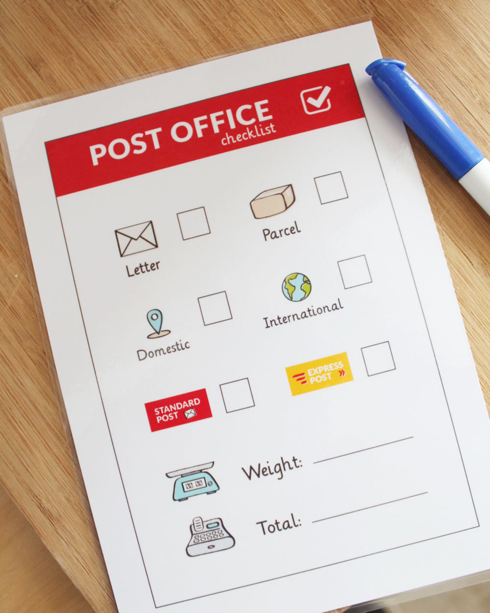 Post Office Dramatic Play Printables, Mailman Pretend Play, Posting ...