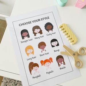 Hair Salon Dramatic Play Printables, Hairdresser Pretend Play ...