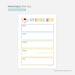 Printable School Week Calendar for Kids Weekly Planner - Etsy