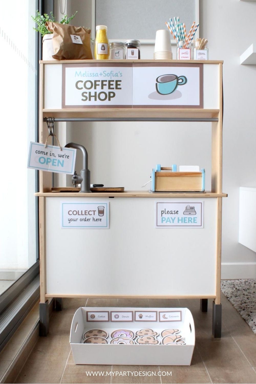 Coffee Shop Dramatic Play Printables, Kids Cafe Pretend Play, Coffee ...