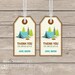 Camping Favor Tags Camp Party Decorations Printable Thank - Etsy