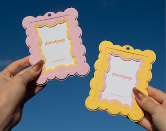 Kpop Photocard Holder for Desk Display, Colorful 3D Printed Photo Stand