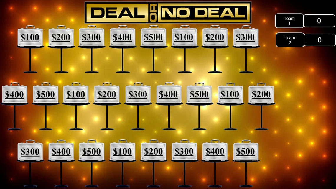 Deal or No Deal Zoom Powerpoint Game Etsy Deal or No Deal Zoom Powerpoint Game Etsy