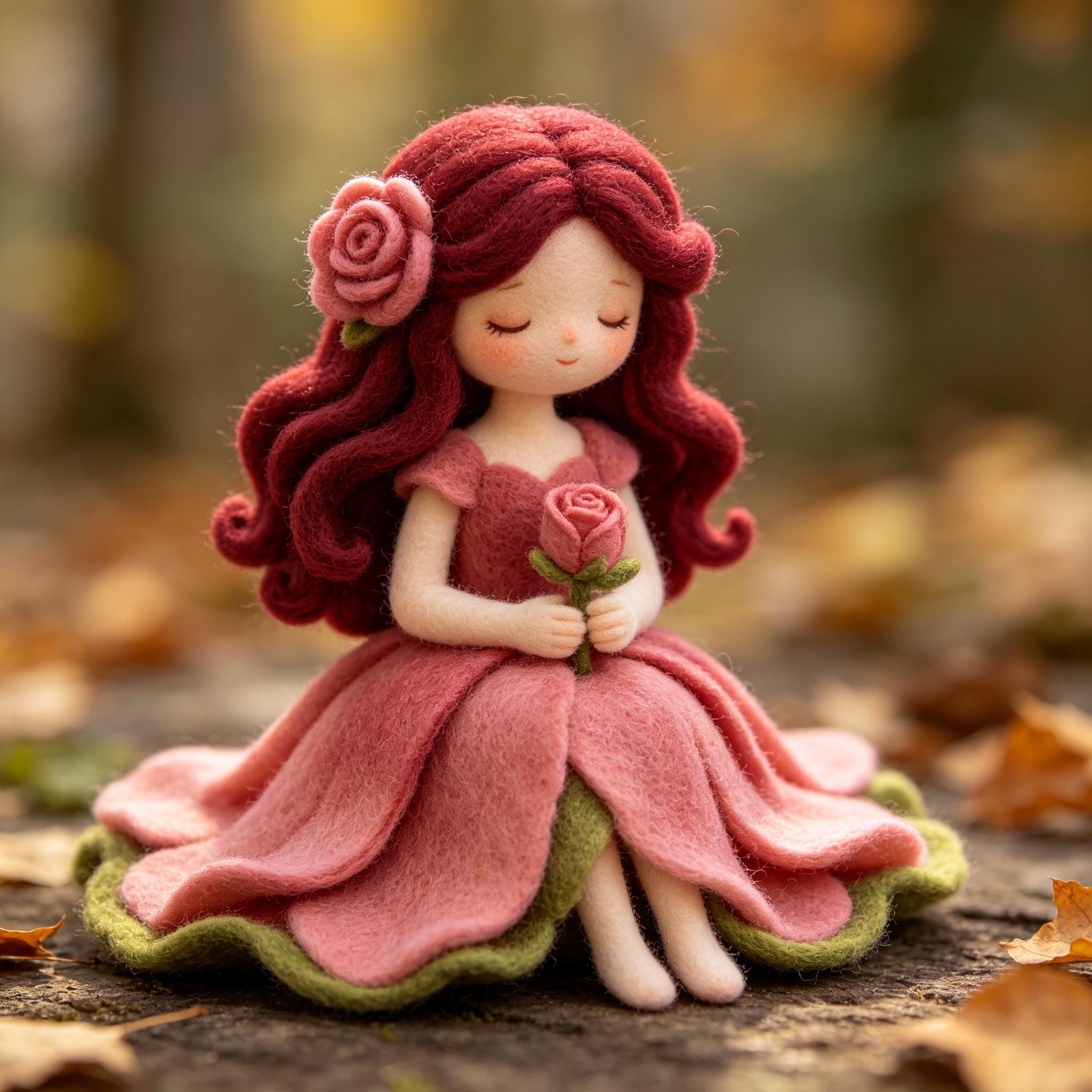 フェルトの妖精人形 - Etsy 日本