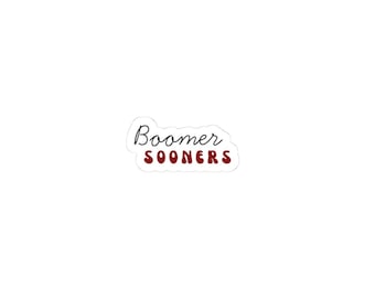 Boomer Sooners Kiss-Cut Sticker | Oklahoma University Football Decal