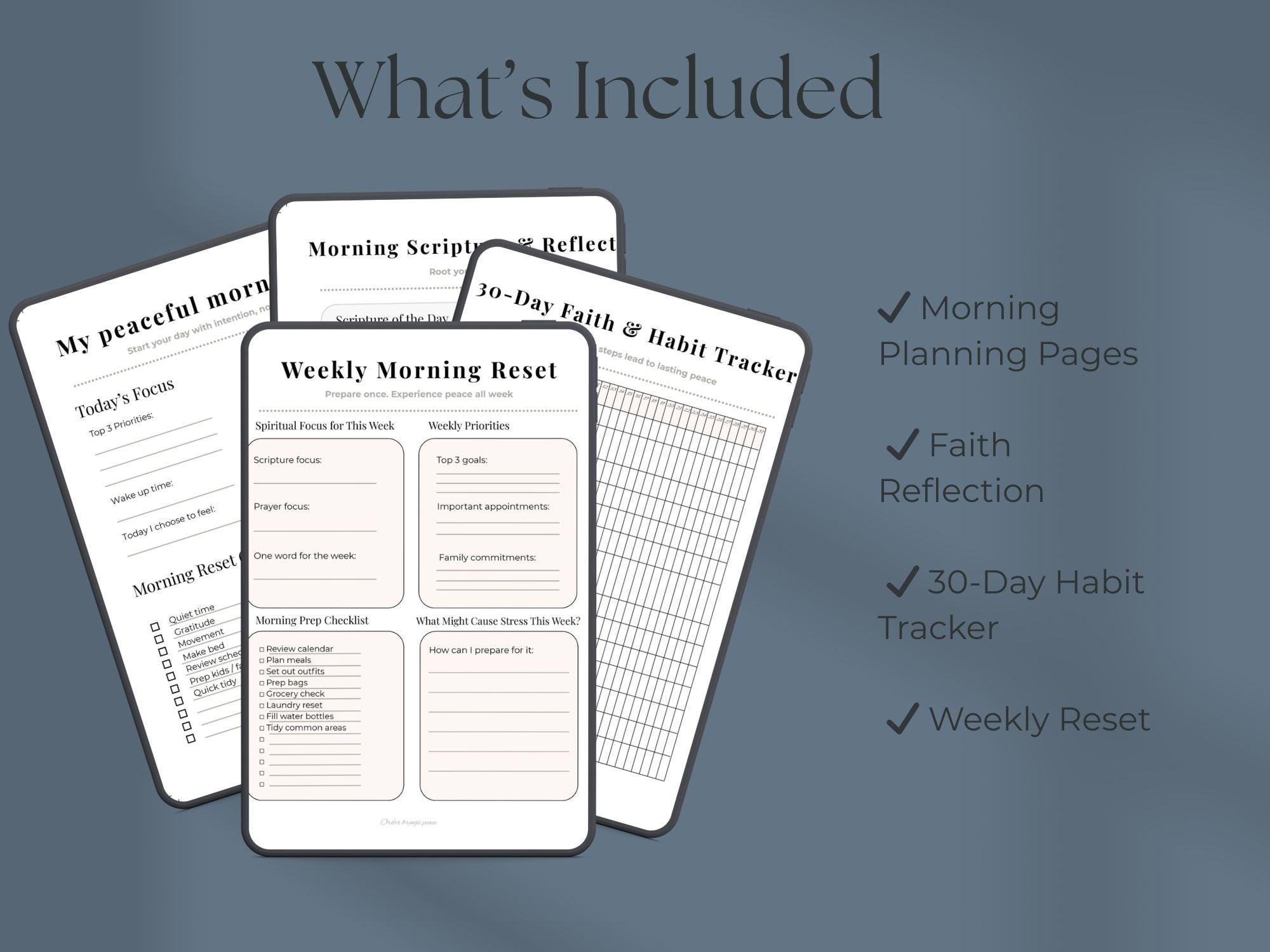 Printable Christian Morning Routine for Busy Moms | Faith Based Daily ...