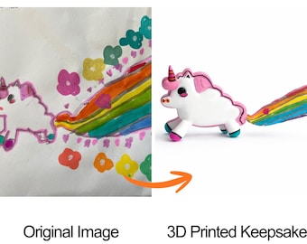Custom 3D Figurine from Child's Drawing