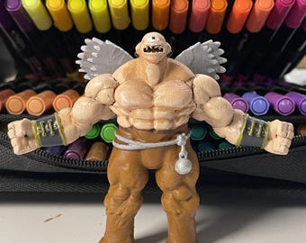 Custom 3D Figurine from Drawing: Hand-Painted Keepsake Memory