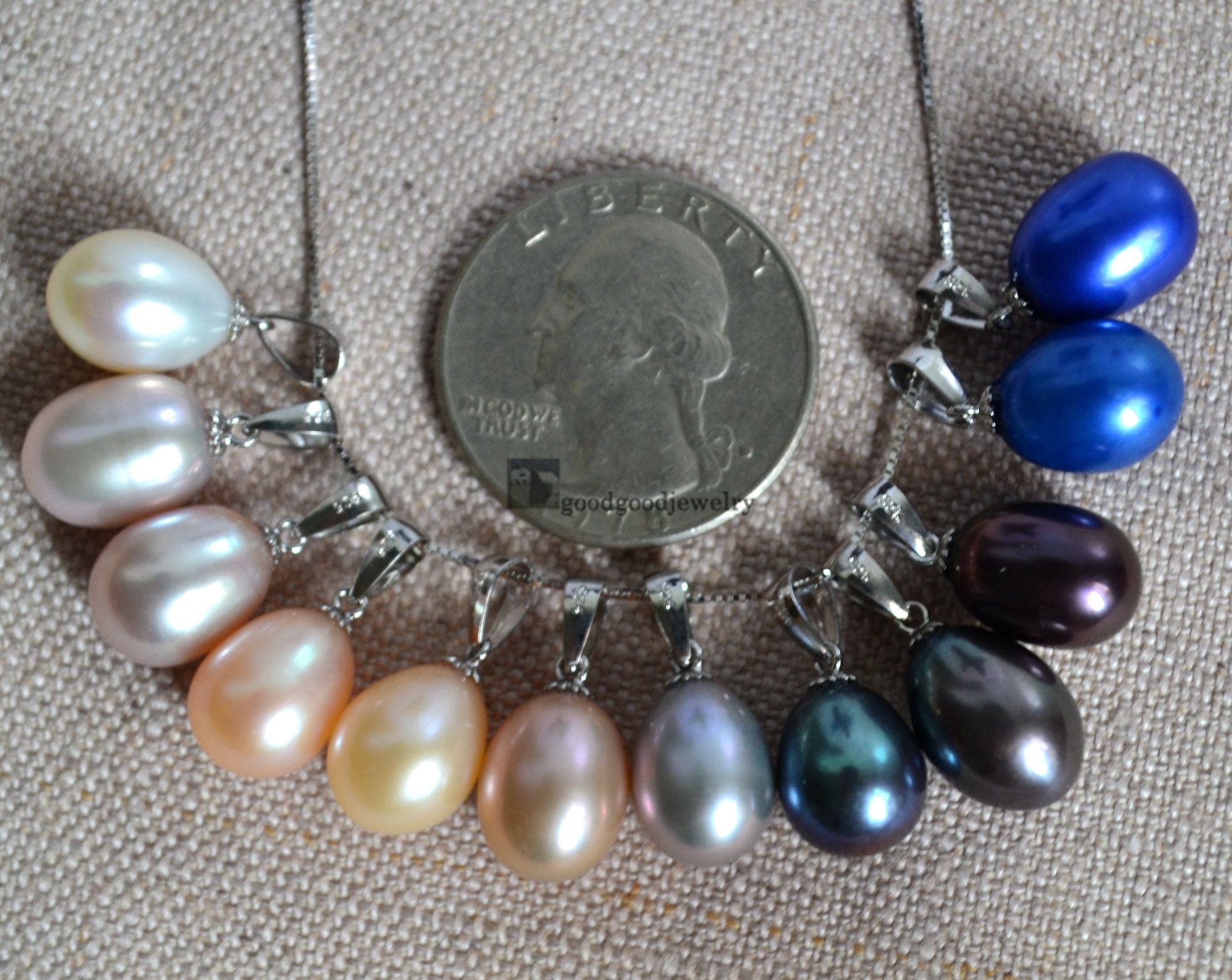 Natural Black Pearl Pendant, Jewelry Find Accessories