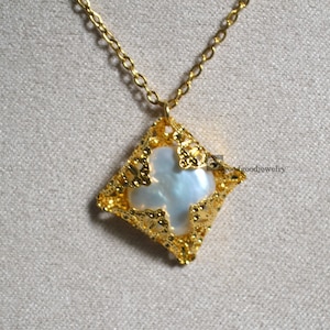 Dainty Pearl Pendant, White Coin Pearl Necklace, original design, gold color chain necklace, statemant necklace