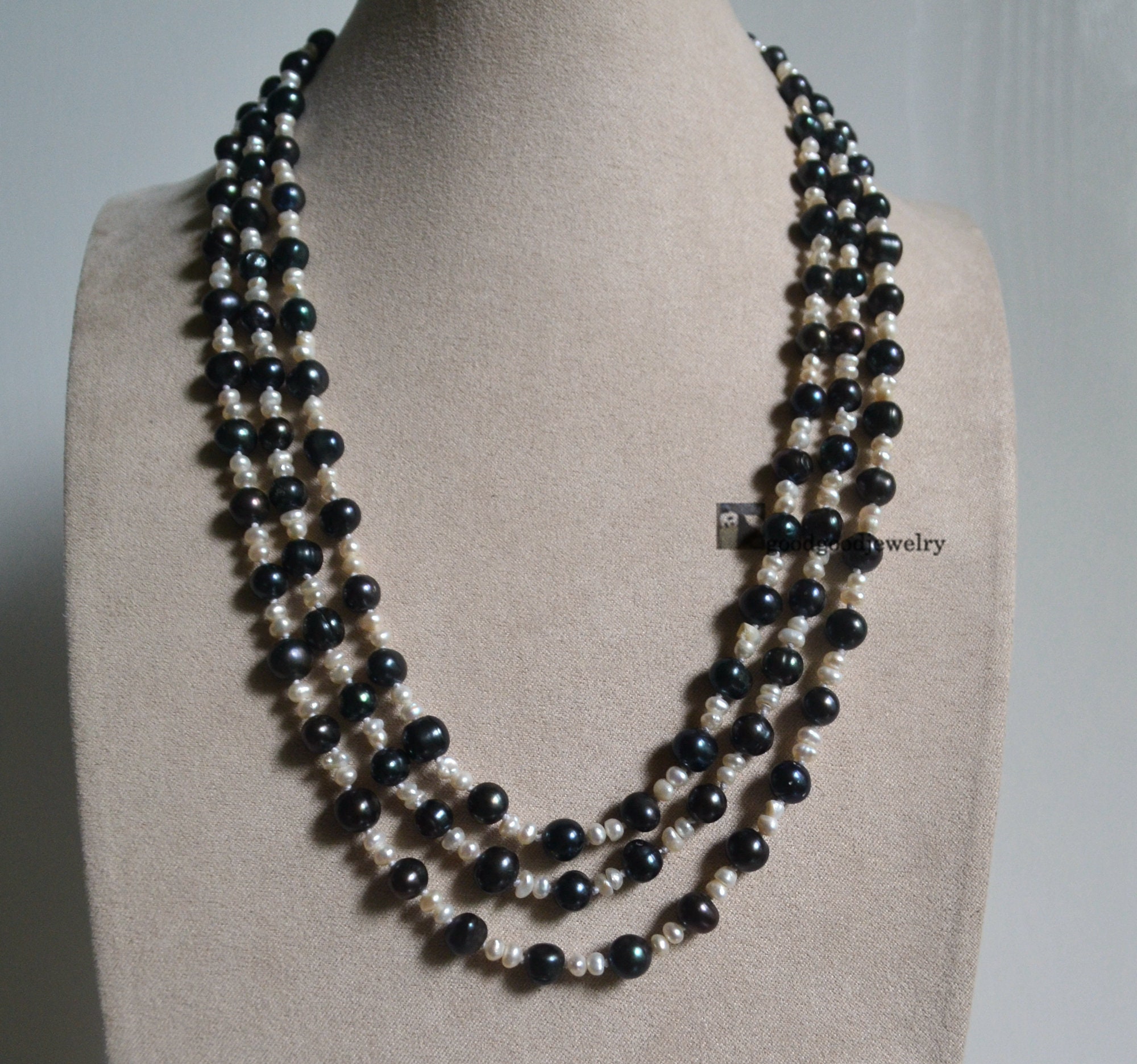 【BLACKPURPLE】Smile Pearl Necklace Smile Pearl Bracelet Pearl Smiles - Etsy