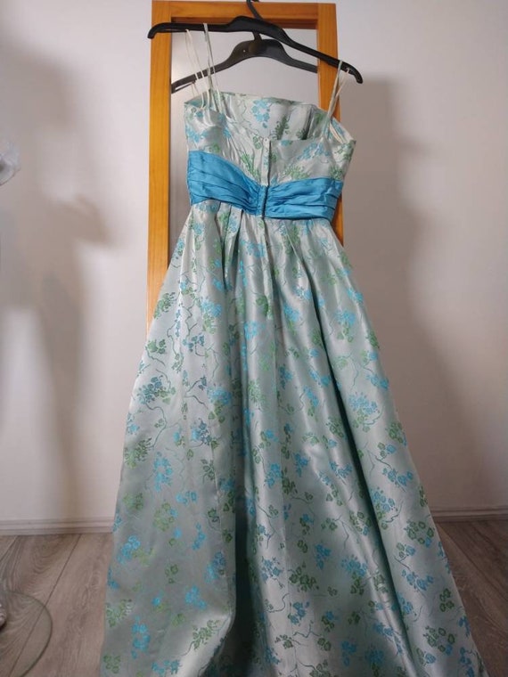 Genuine Vintage Sambo Fashion Brocade Evening Dre… - image 9