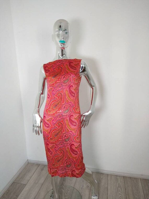 Genuine Vintage 60s Psychodelic Designer Dress by