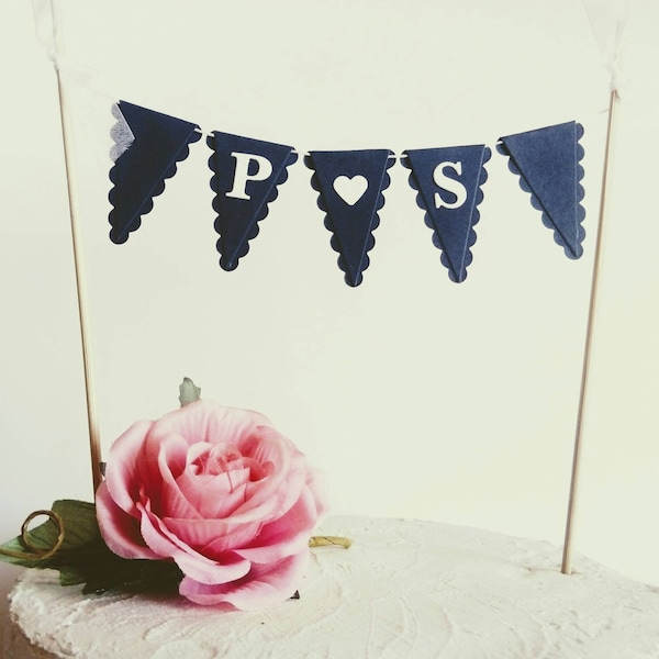 Bunting Cake Topper Etsy