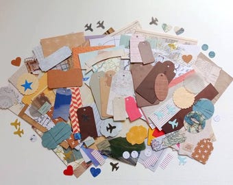 Travel Scrapbook Pack - Travel Junk Journal Kit