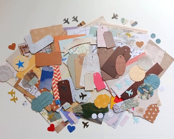 Travel Scrapbook Pack - Travel Junk Journal Kit