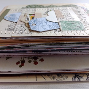 Botanical Scrapbook Card & Paper Pack - Botanical Junk Journal Papers