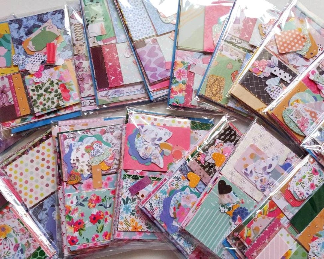 Mixed Patterned Cardstock & Paper Pack - Grab Bag - Cardmaking ...