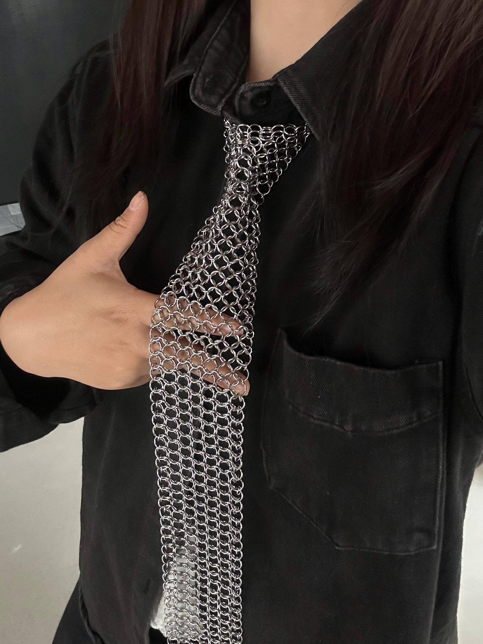 knee length dresses for ladies Metallic Perfection Necktie main image 1