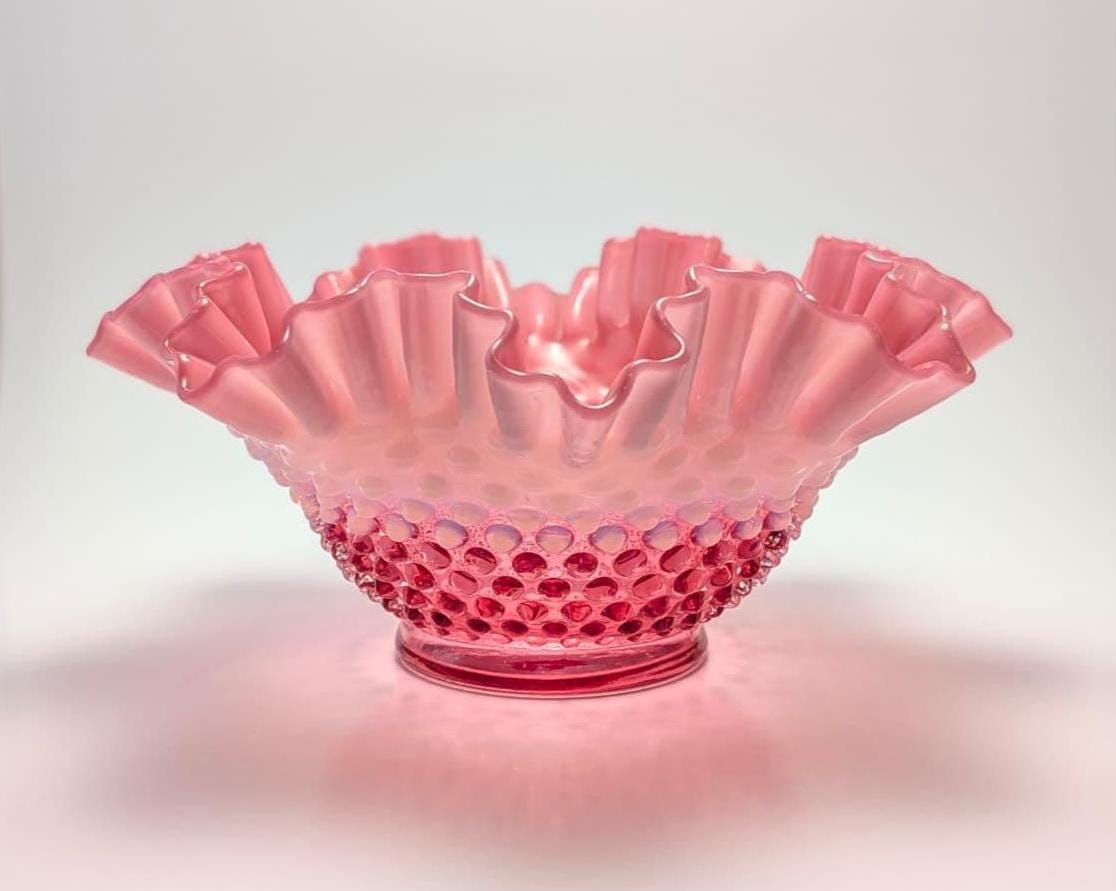 Fenton Pink Ruffle - Etsy