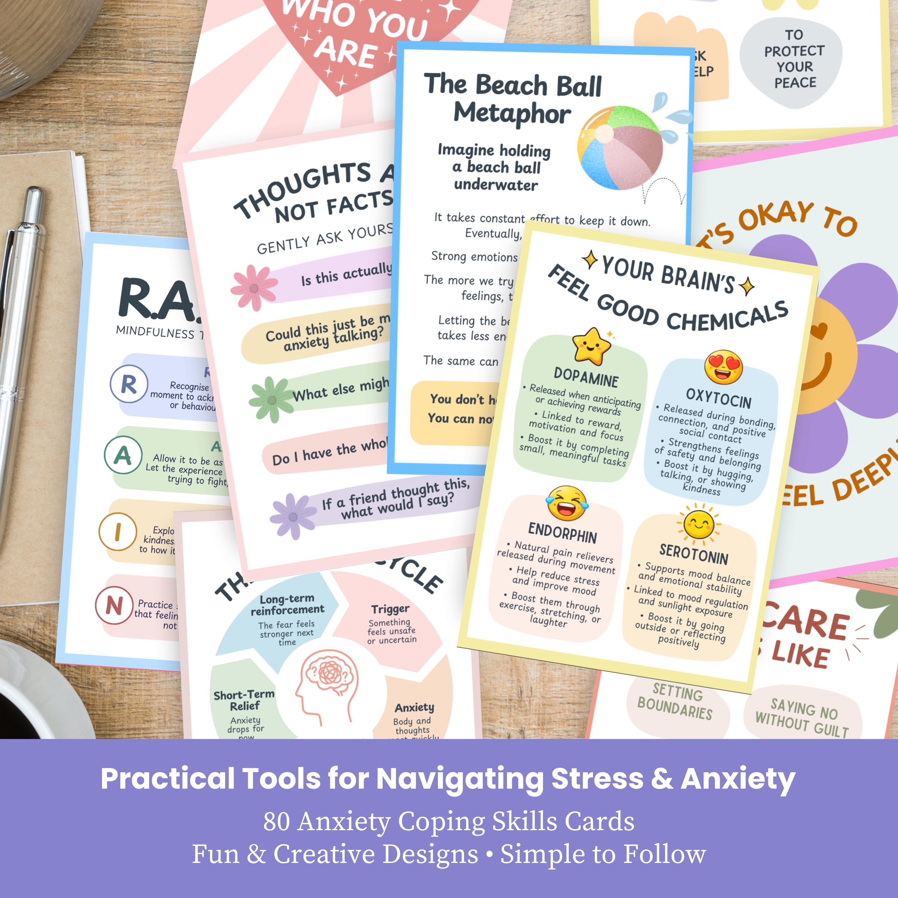 CBT workbooks for teens and adults.