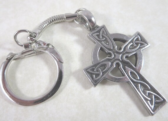 celtic cross keychain
