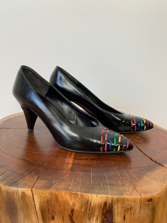 Vintage 1980s Bruno Magli Color Pop Pumps