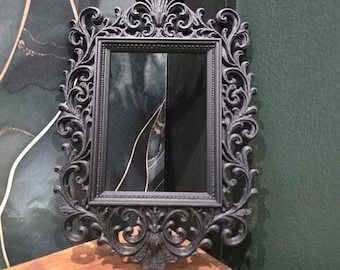 Red Recangular Gothic Frame Rectangular Gothic Baroque Frame - 3D Printed Wall & Shelf Decor - Etsy