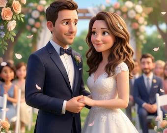 Personalized Love Story Animation | Custom Couple Pixar-Style Video | Romantic Digital Gift