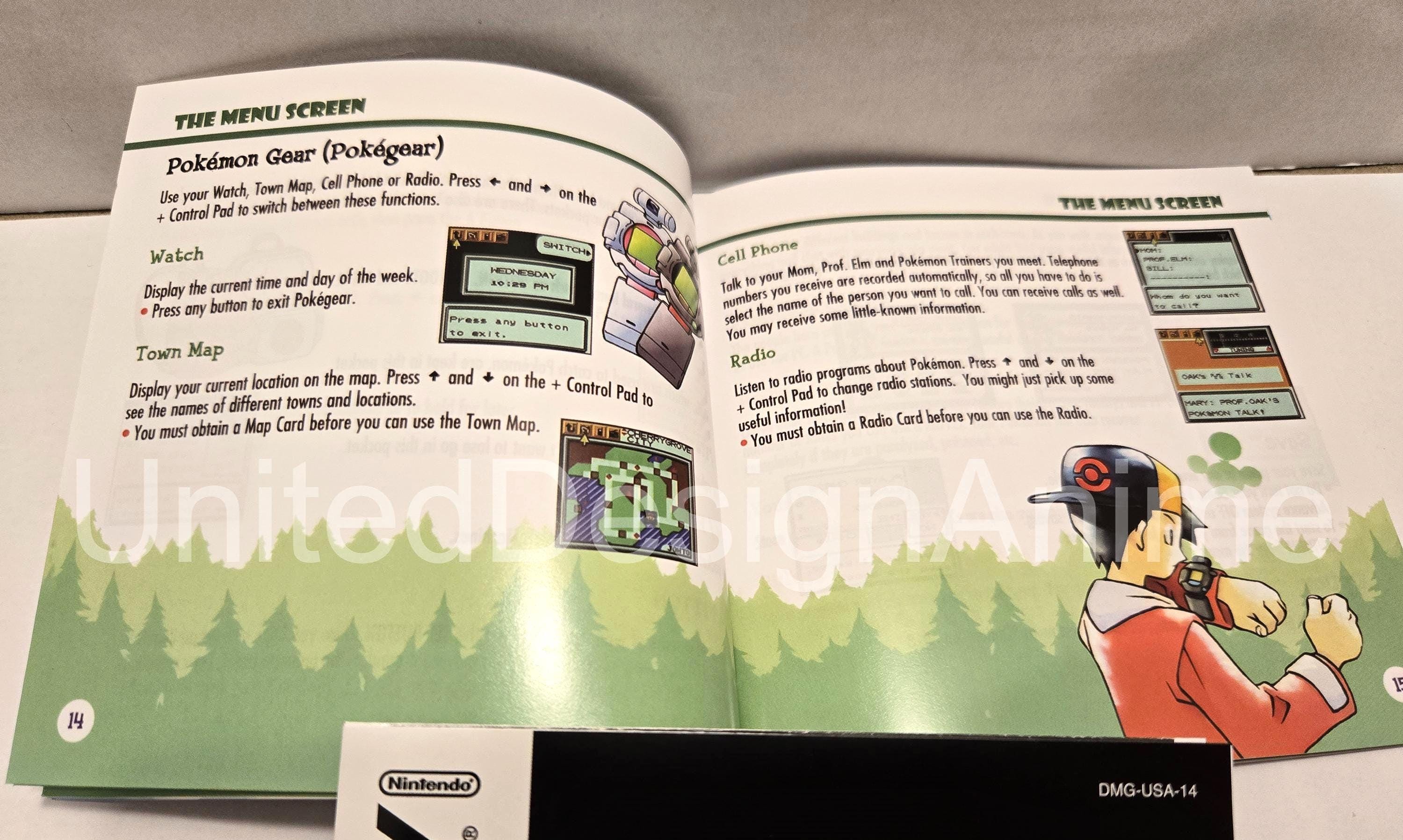 Pokemon Booklet.pdf Pokémon Pokemon Game Boy, GBC, GBA High Quality Manual&instruction ...