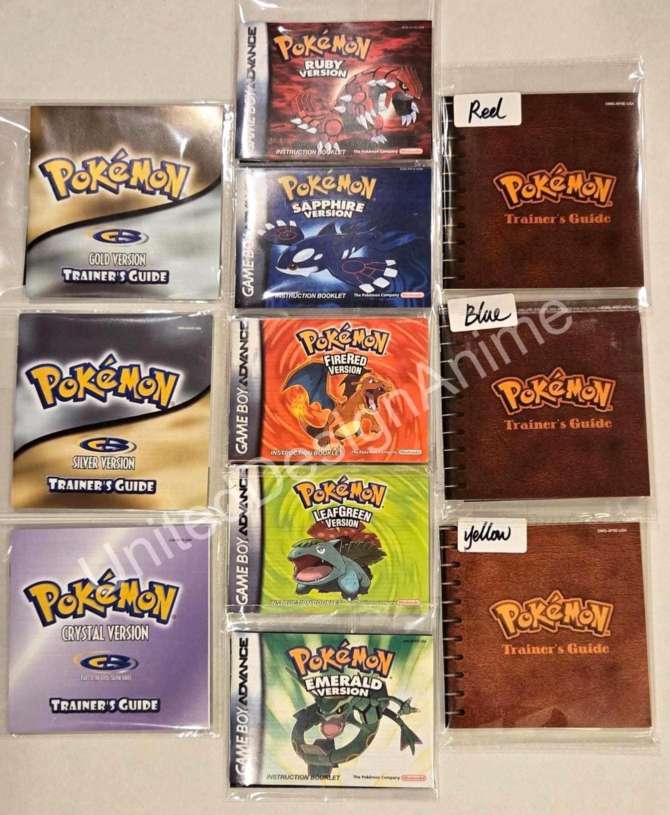 Pokemon Booklet.pdf Pokémon Pokemon Game Boy, GBC, GBA High Quality Manual&instruction ...