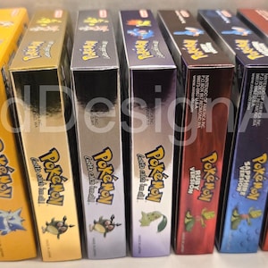 Pokémon Pokemon Game Boy, GBC, GBA High Quality Complete Box Case Assembly Kit (Box/Manual/Insert/Tray/Case)  (No game included) US Seller!