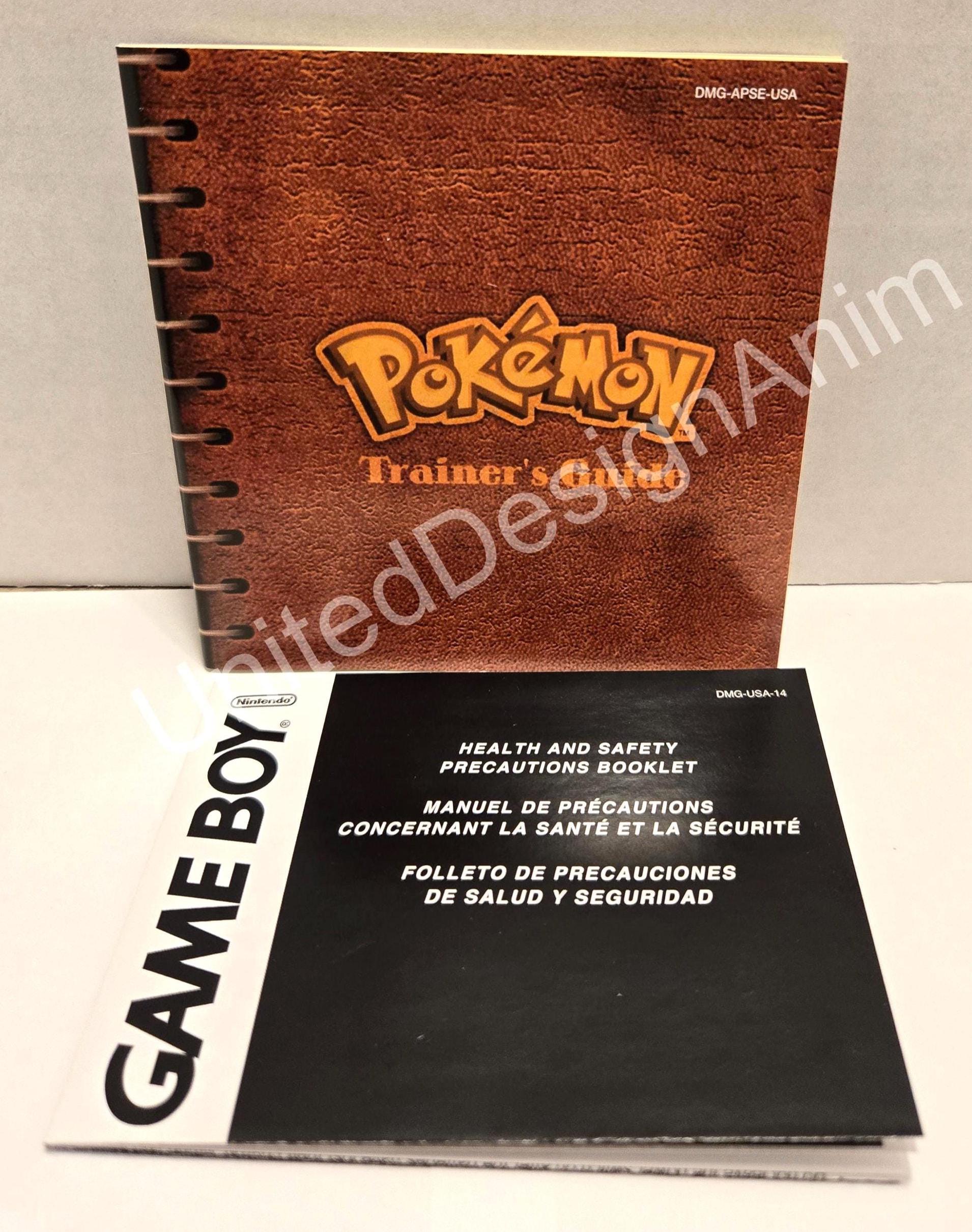 Pokemon Booklet.pdf Pokémon Pokemon Game Boy, GBC, GBA High Quality Manual&instruction ...