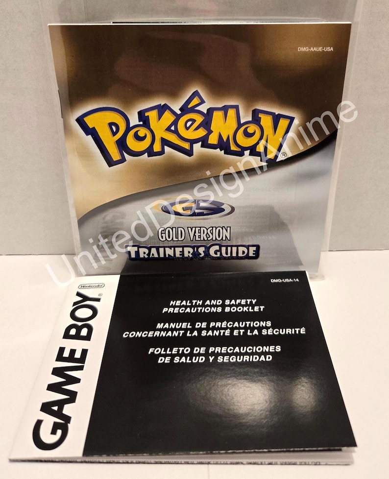 Pokemon Booklet.pdf Pokémon Pokemon Game Boy, GBC, GBA High Quality Manual&instruction ...