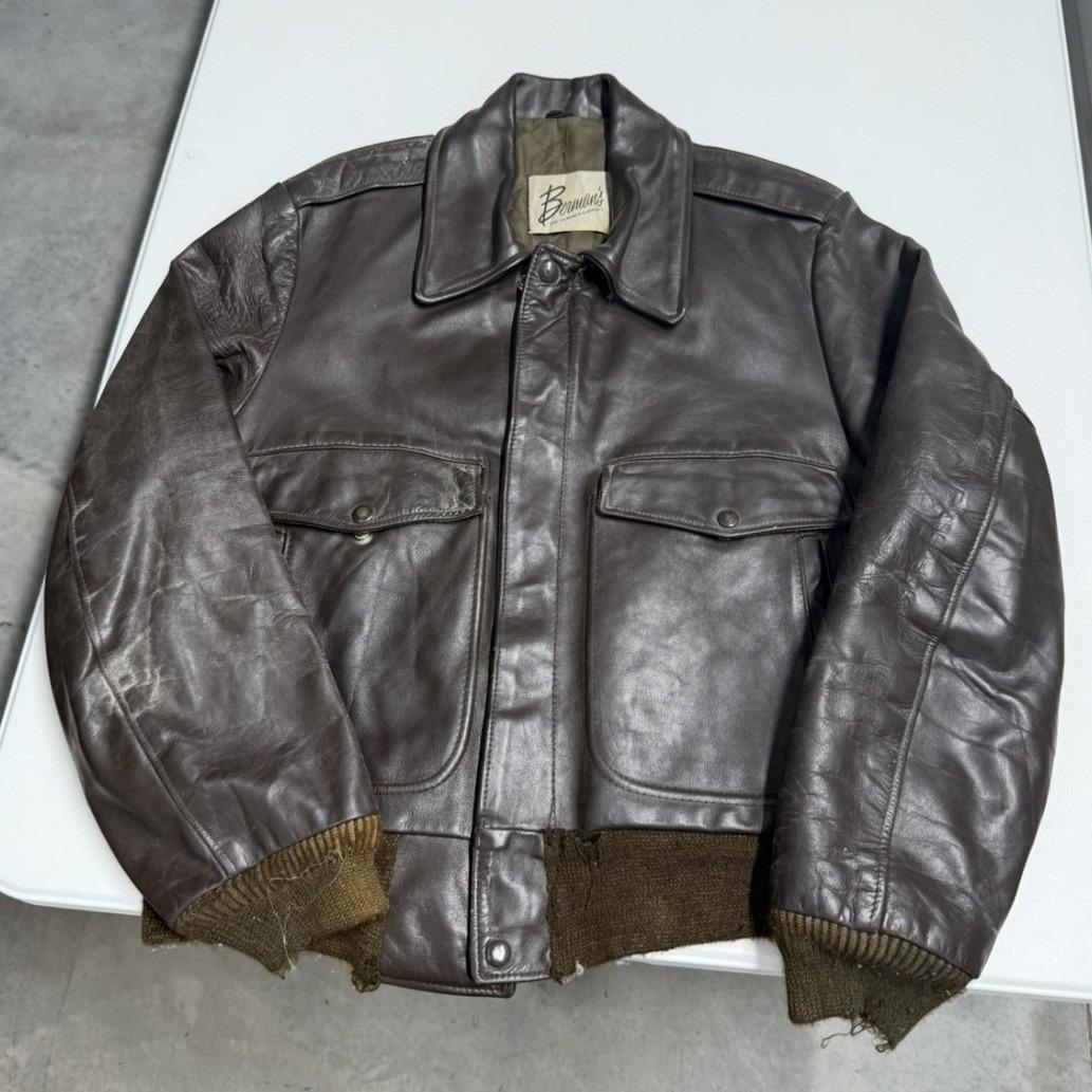Berman's Leather Jacket - Etsy