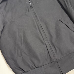 Neptune Garment Co Bomber Jacket Mens 42 Black Excellent Officer Thinsulate Wool image 2