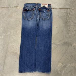 Red True Religion Jeans - Etsy