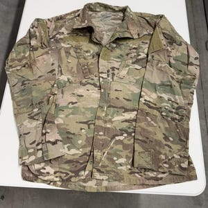 US Army OCP Multicam Combat Uniform Jacket Medium Long Ripstop Tactical
