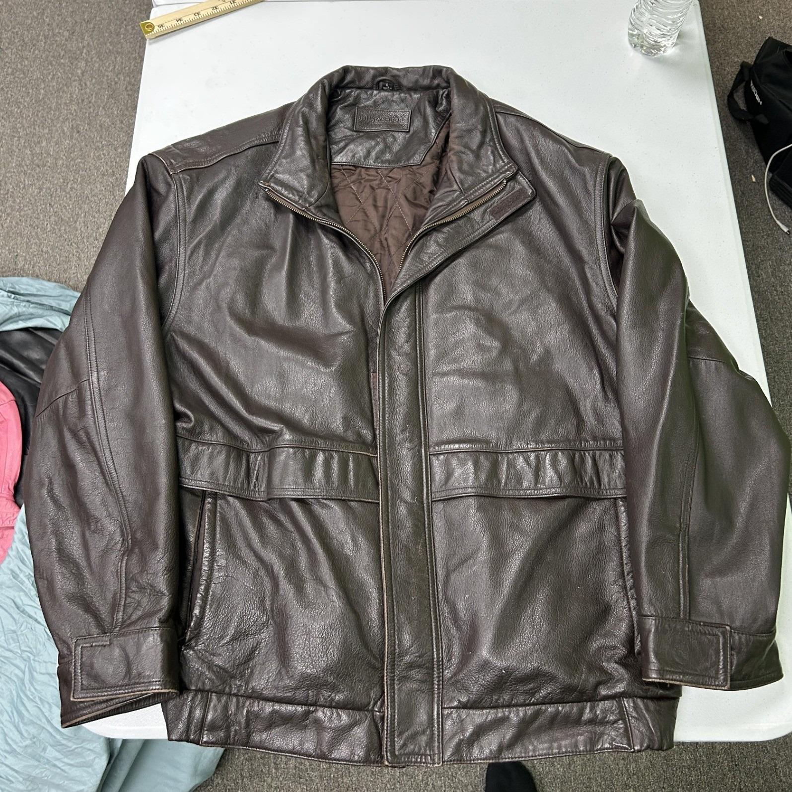 John Ashford Leather Jacket - Etsy