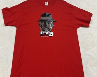 Delta Heat Guy J T-Shirt Mens Large Red 2002 Anime Graphic Tee