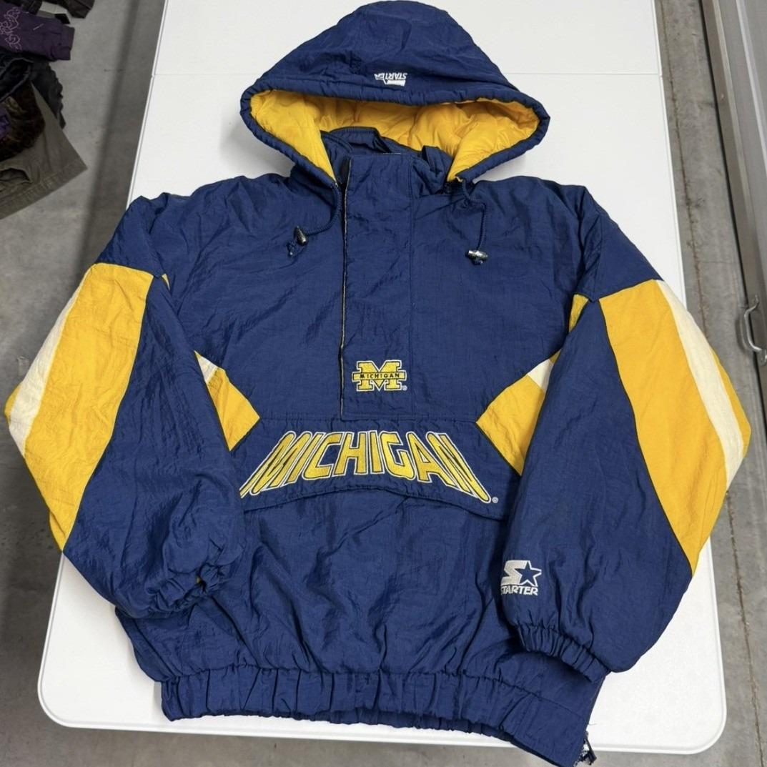 Michigan Starter Jacket - Etsy