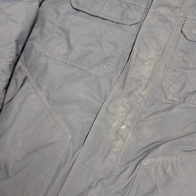 The North Face Gotham III Parka Mens XXL Blue Good Faux Fur Hood Down Jacket imagen 2