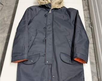 Vintage Warm Wear by Nesco N3B Snorkel Parka jacket Orange Lining Small