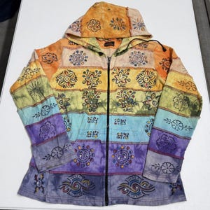 Tie Dye Hoodie Patchwork - Etsy