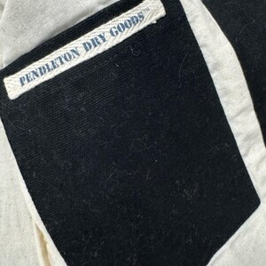 Pendleton Jacket Mens Large Black White Excellent Fleece Southwestern Zip Up imagen 5
