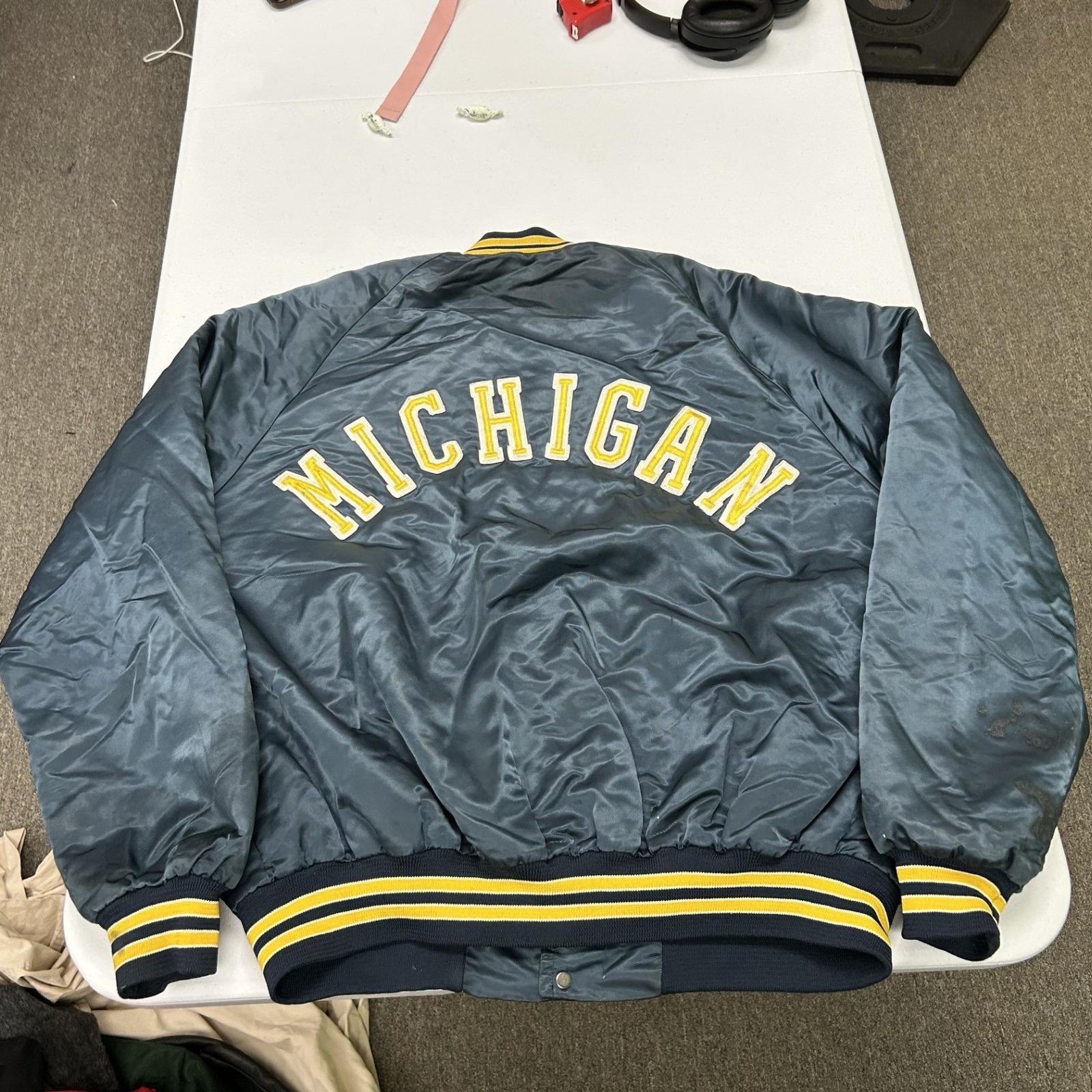 ミシガン大学 ロゴ入り ジャケット 3XL University of Michigan Varsity Jacket - Etsy