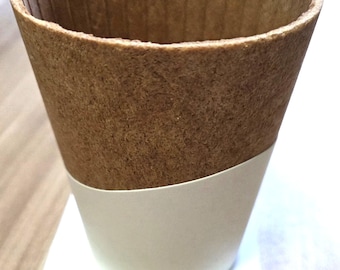 28 Edible Cups for Coffee, Natural Ingredients, Vegan and Organic