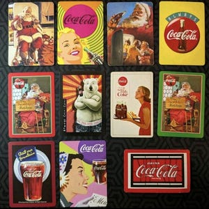 Coca Cola Playing Cards - Etsy