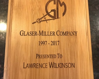 Wooden Engraved Plaque for Any Occasion