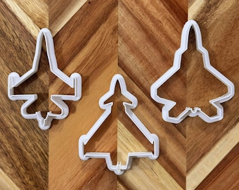 Fighter Jet Cookie Cutter Set | Aviation Baking, Plane Shaped